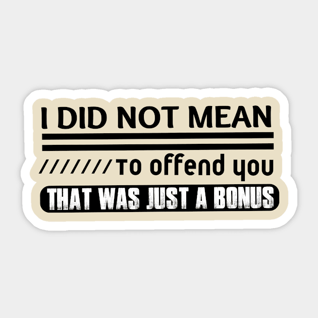 offensive funny Sticker by samsamteez